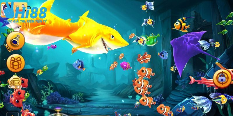Sảnh Bắn Cá Hi88 tích hợp các tính năng thông minh